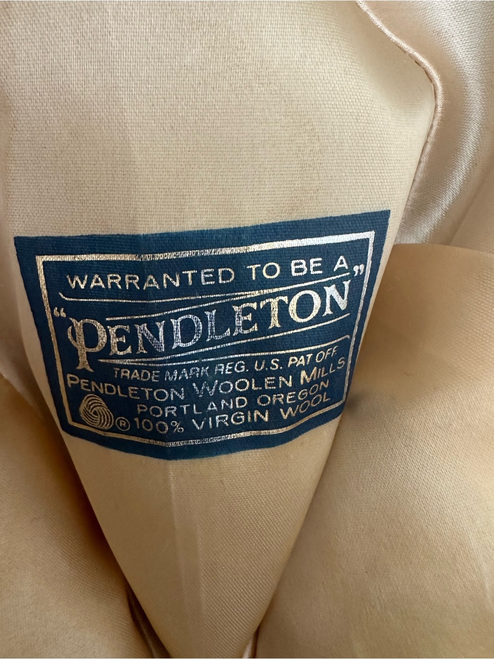 Pendleton Cream Wool Fedora - Picture 7 of 8